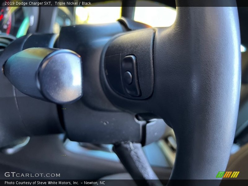 Triple Nickel / Black 2019 Dodge Charger SXT