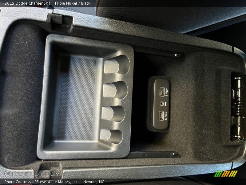 Triple Nickel / Black 2019 Dodge Charger SXT