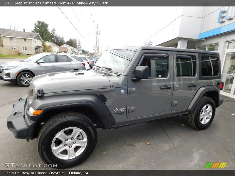 Sting-Gray / Black 2021 Jeep Wrangler Unlimited Sport 4x4