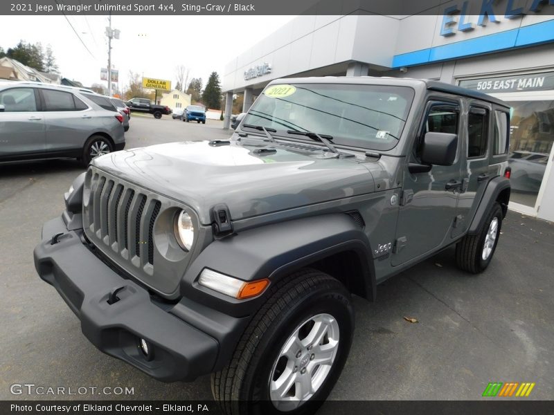 Sting-Gray / Black 2021 Jeep Wrangler Unlimited Sport 4x4