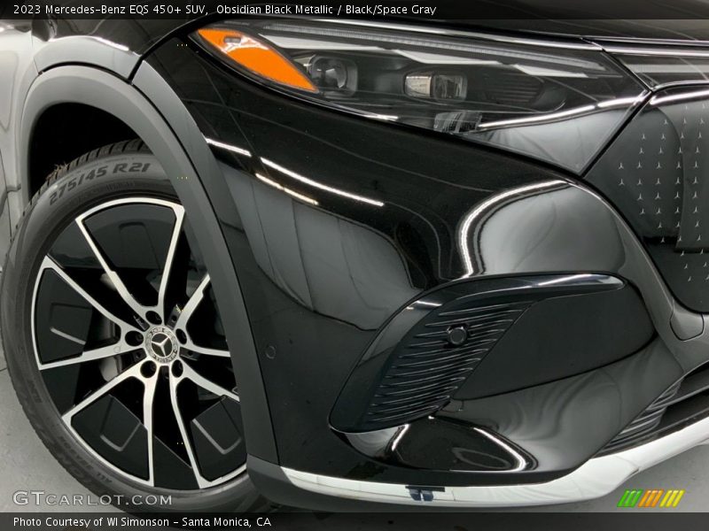 Obsidian Black Metallic / Black/Space Gray 2023 Mercedes-Benz EQS 450+ SUV