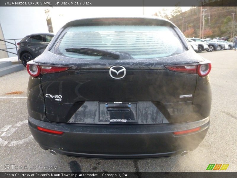 Jet Black Mica / Black 2024 Mazda CX-30 S AWD