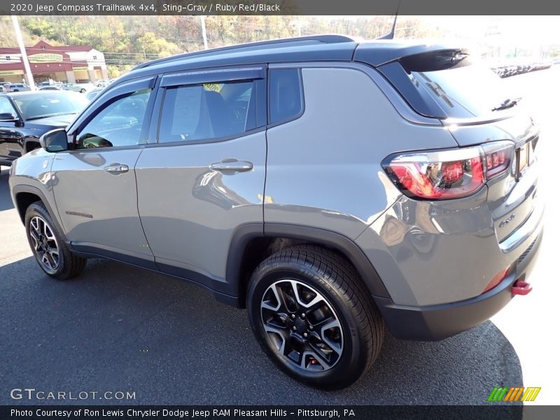 Sting-Gray / Ruby Red/Black 2020 Jeep Compass Trailhawk 4x4