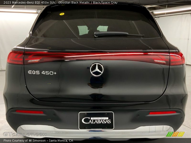 Obsidian Black Metallic / Black/Space Gray 2023 Mercedes-Benz EQS 450+ SUV