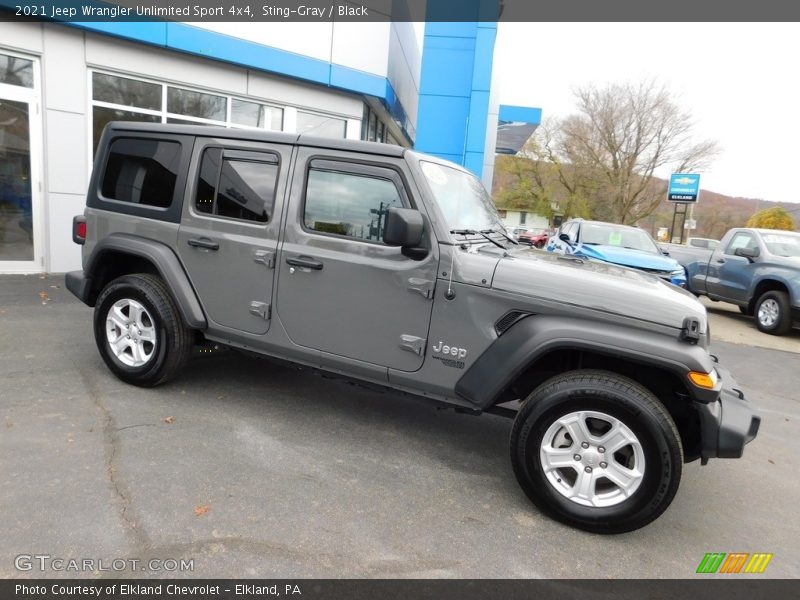 Sting-Gray / Black 2021 Jeep Wrangler Unlimited Sport 4x4