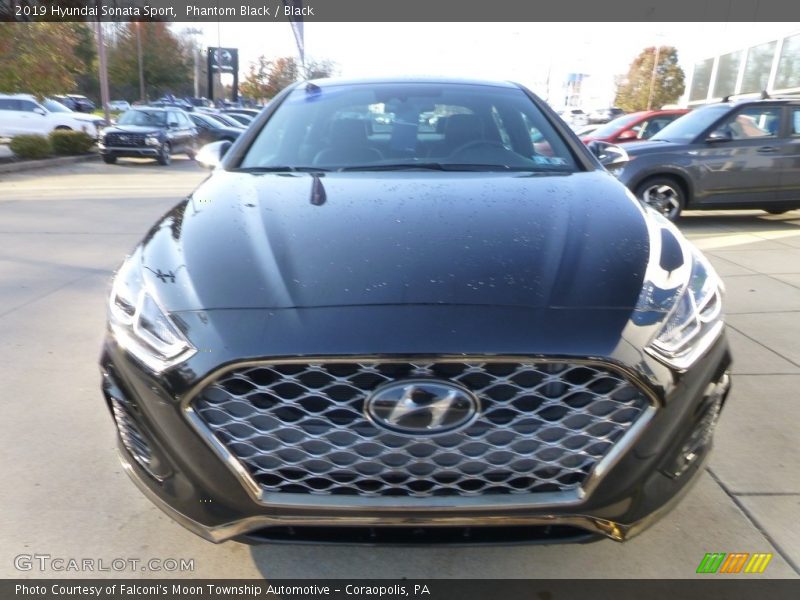 Phantom Black / Black 2019 Hyundai Sonata Sport