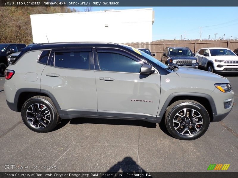 Sting-Gray / Ruby Red/Black 2020 Jeep Compass Trailhawk 4x4