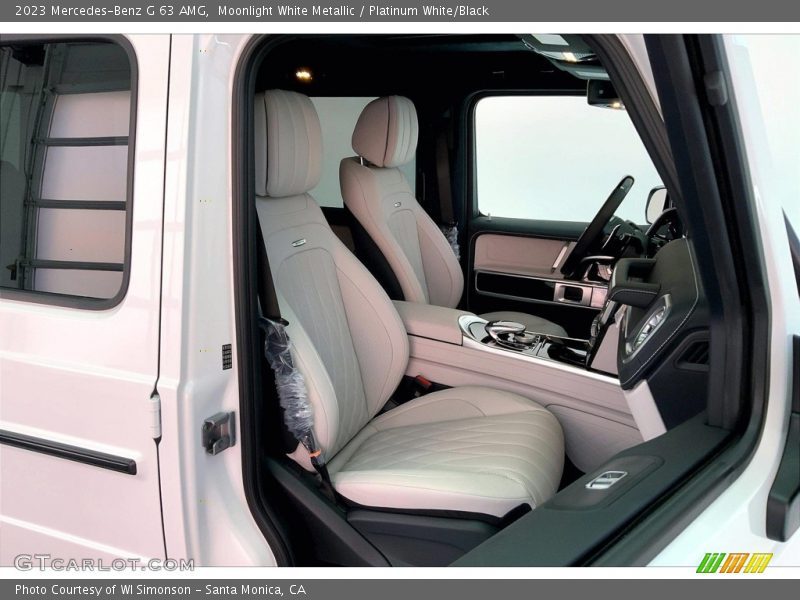 Front Seat of 2023 G 63 AMG
