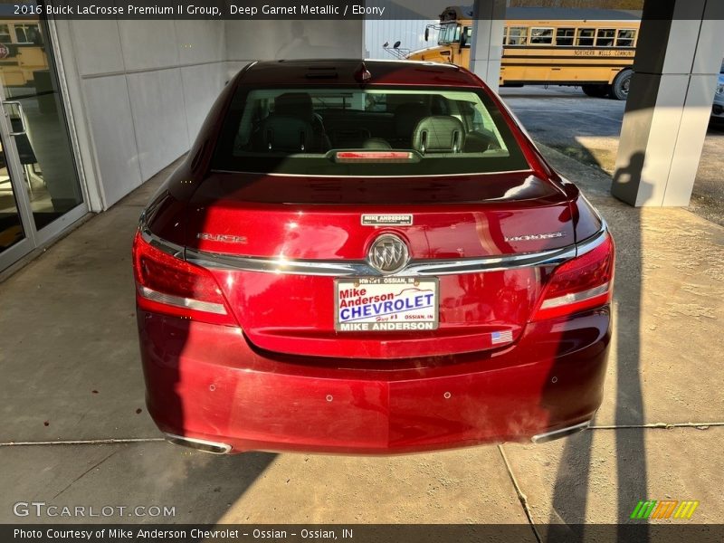 Deep Garnet Metallic / Ebony 2016 Buick LaCrosse Premium II Group