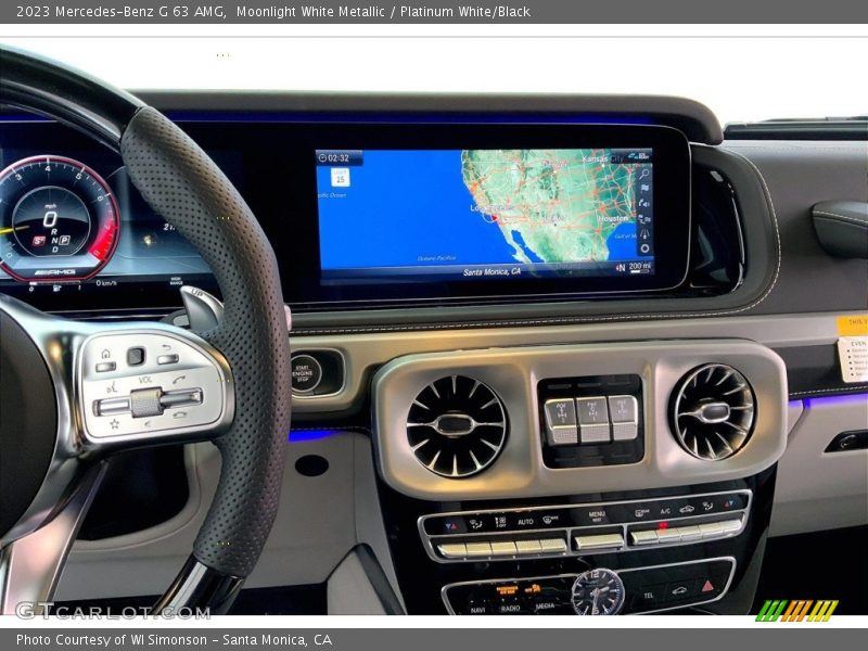 Controls of 2023 G 63 AMG