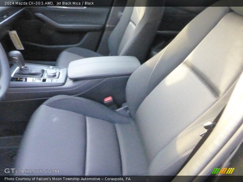 Jet Black Mica / Black 2024 Mazda CX-30 S AWD