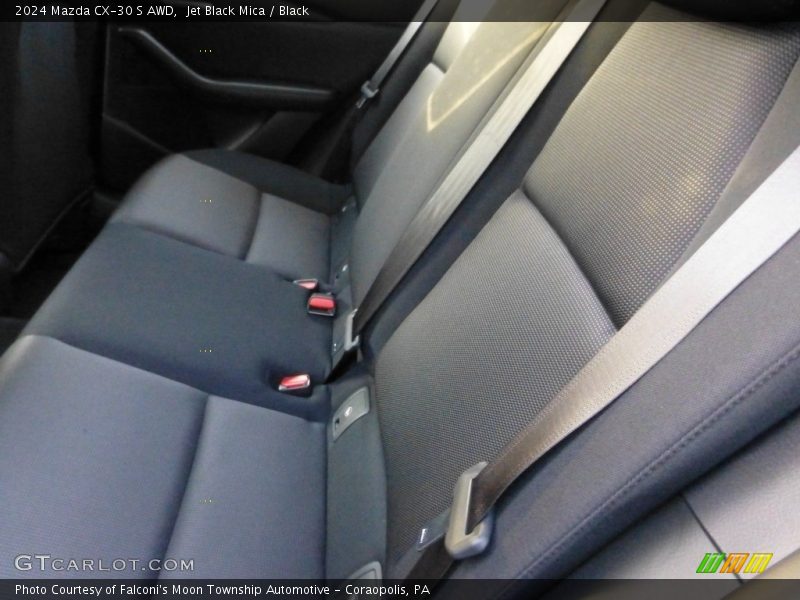 Jet Black Mica / Black 2024 Mazda CX-30 S AWD