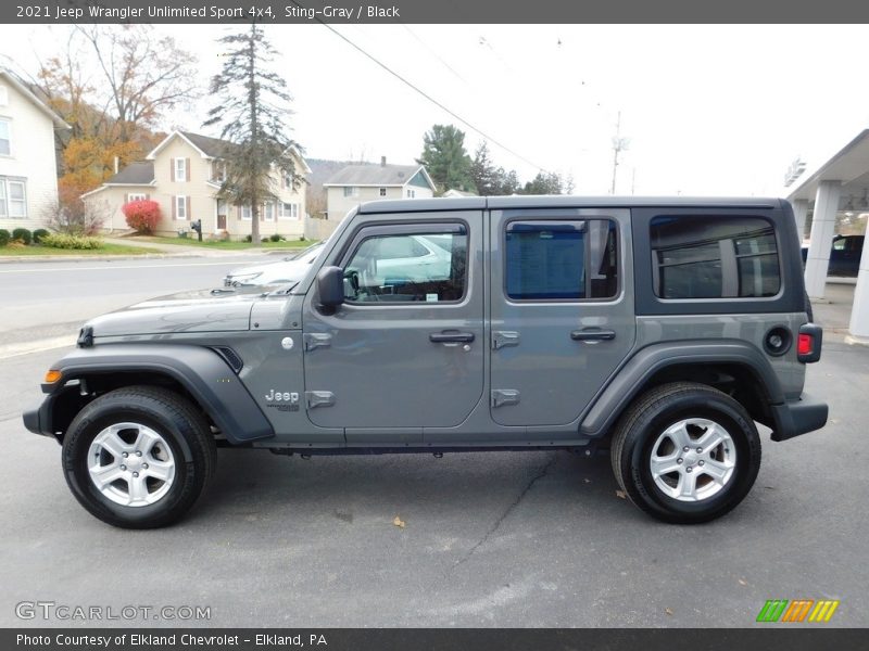 Sting-Gray / Black 2021 Jeep Wrangler Unlimited Sport 4x4