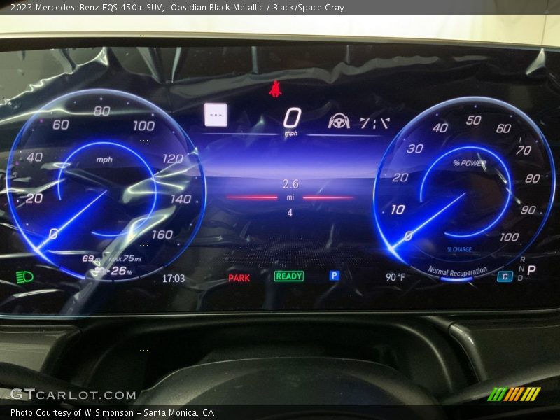 Obsidian Black Metallic / Black/Space Gray 2023 Mercedes-Benz EQS 450+ SUV