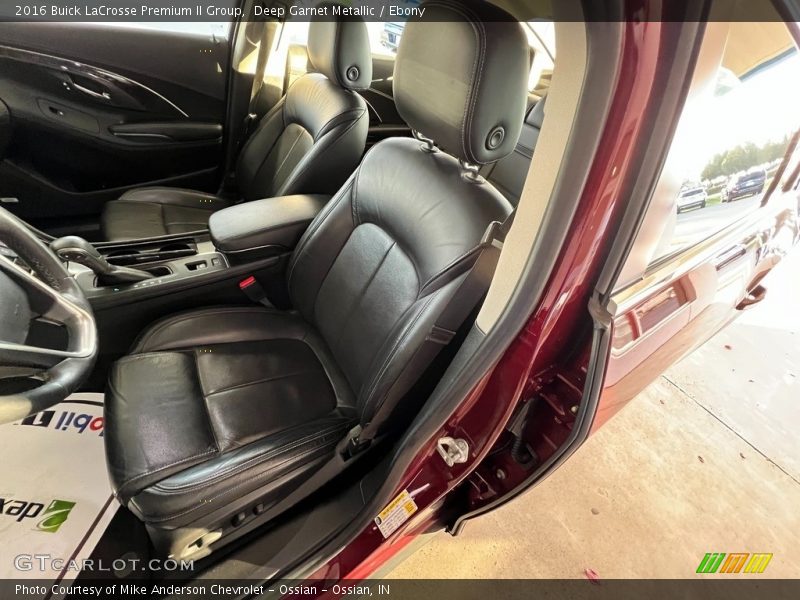 Front Seat of 2016 LaCrosse Premium II Group