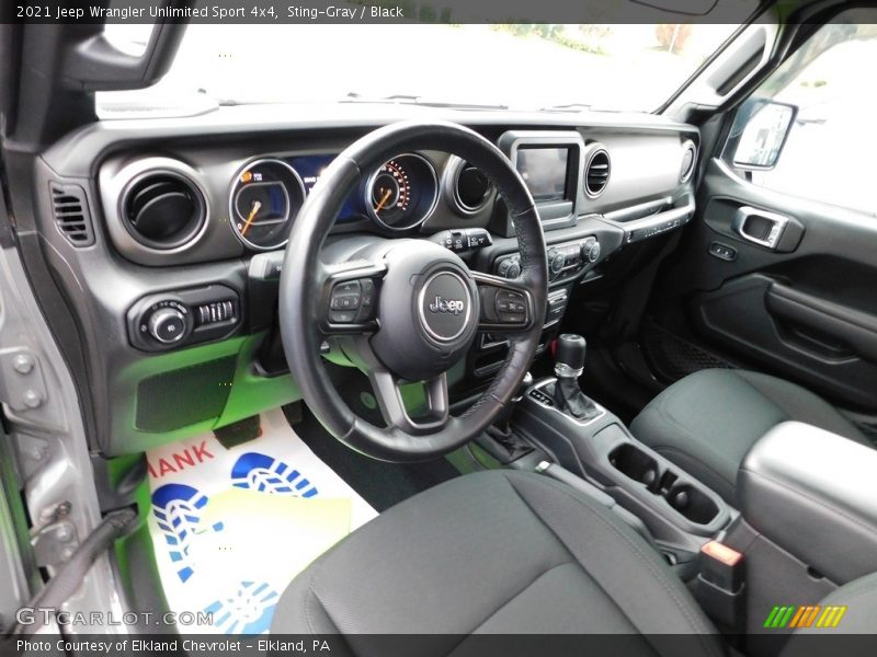 Sting-Gray / Black 2021 Jeep Wrangler Unlimited Sport 4x4