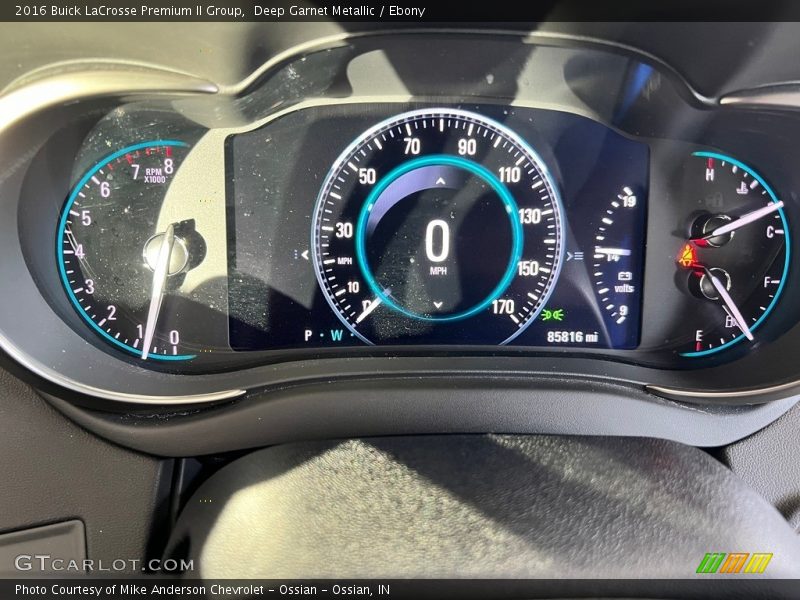  2016 LaCrosse Premium II Group Premium II Group Gauges