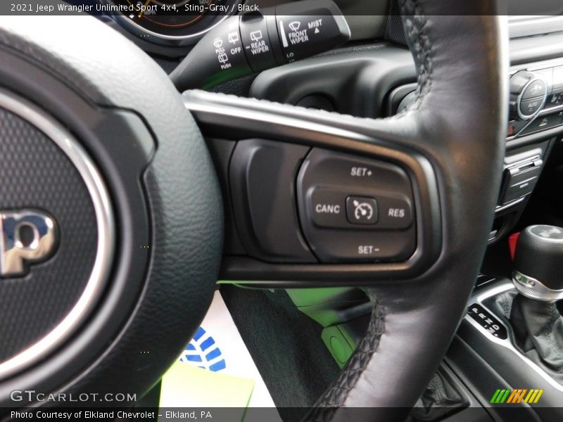 Sting-Gray / Black 2021 Jeep Wrangler Unlimited Sport 4x4