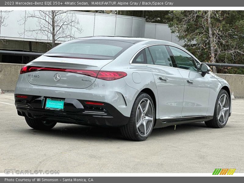 MANUFAKTUR Alpine Gray / Black/Space Gray 2023 Mercedes-Benz EQE 350+ 4Matic Sedan