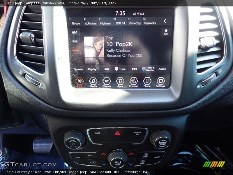 Sting-Gray / Ruby Red/Black 2020 Jeep Compass Trailhawk 4x4