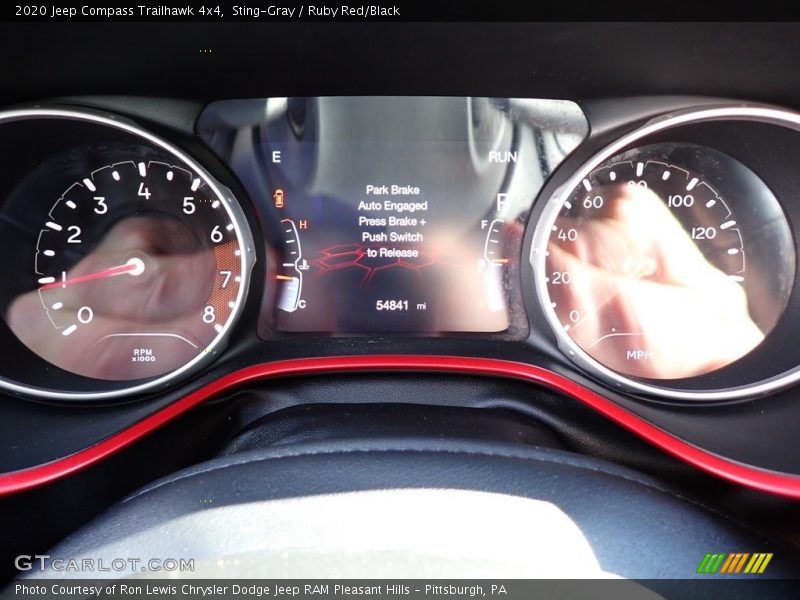 Sting-Gray / Ruby Red/Black 2020 Jeep Compass Trailhawk 4x4