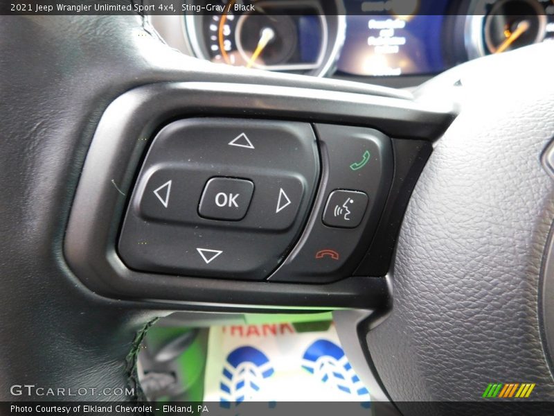 Sting-Gray / Black 2021 Jeep Wrangler Unlimited Sport 4x4