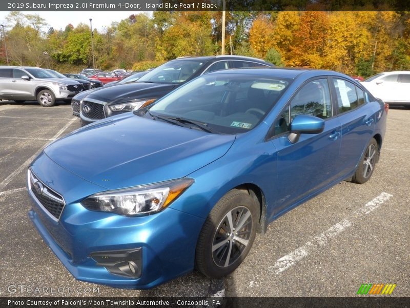 Island Blue Pearl / Black 2019 Subaru Impreza 2.0i Premium 4-Door