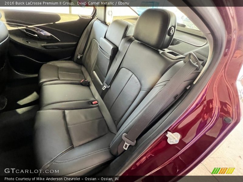 Rear Seat of 2016 LaCrosse Premium II Group