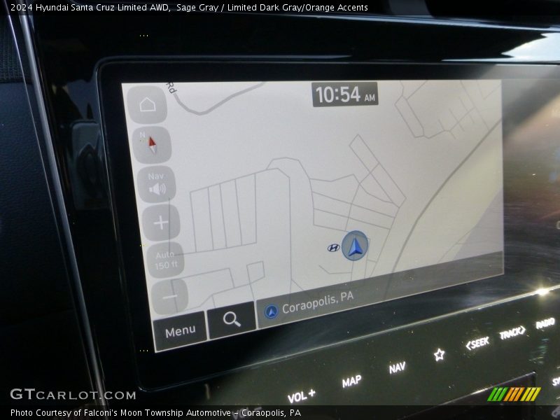 Navigation of 2024 Santa Cruz Limited AWD
