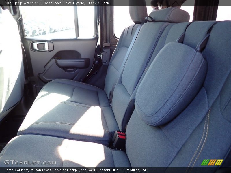 Black / Black 2024 Jeep Wrangler 4-Door Sport S 4xe Hybrid
