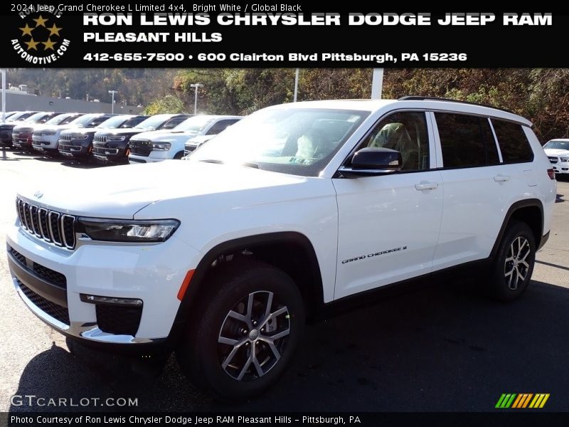 Bright White / Global Black 2024 Jeep Grand Cherokee L Limited 4x4