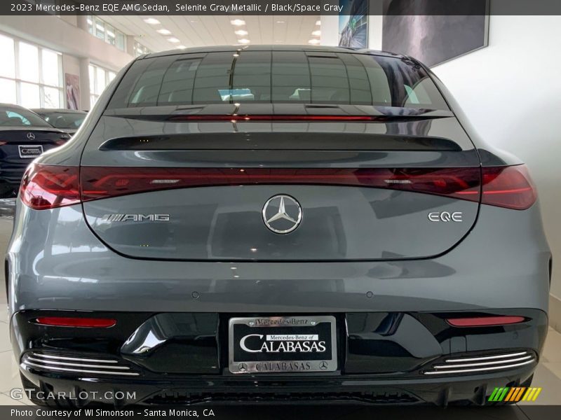 Selenite Gray Metallic / Black/Space Gray 2023 Mercedes-Benz EQE AMG Sedan