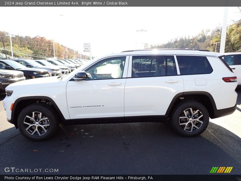 Bright White / Global Black 2024 Jeep Grand Cherokee L Limited 4x4