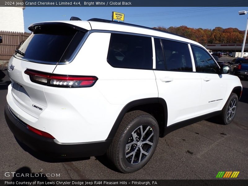 Bright White / Global Black 2024 Jeep Grand Cherokee L Limited 4x4