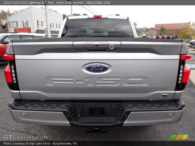Iconic Silver Metallic / Black/Slate Gray 2023 Ford F150 Lightning XLT 4x4