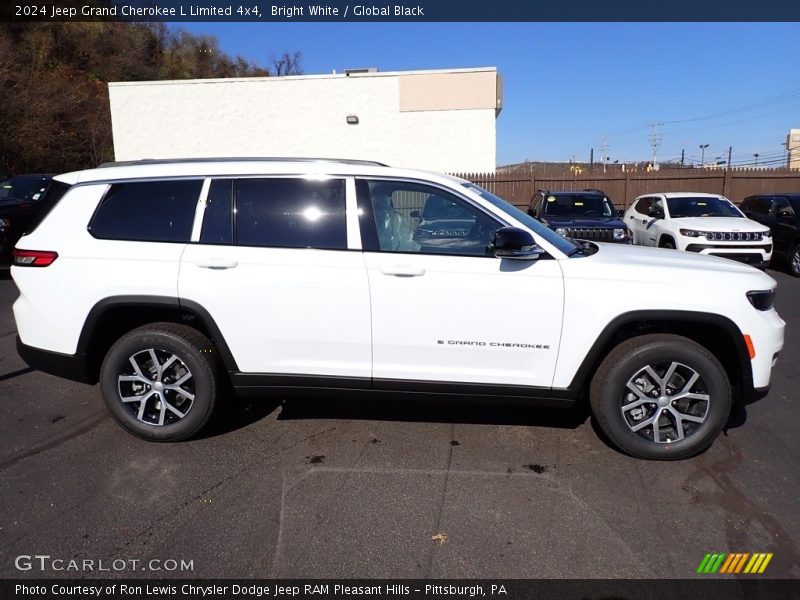 Bright White / Global Black 2024 Jeep Grand Cherokee L Limited 4x4