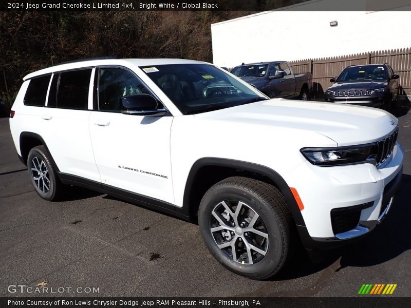 Bright White / Global Black 2024 Jeep Grand Cherokee L Limited 4x4