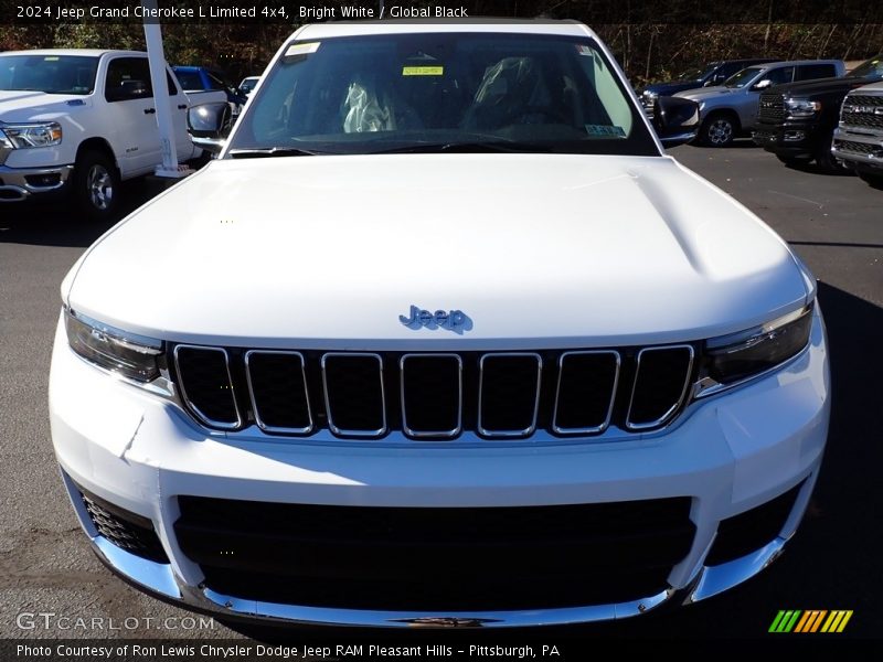 Bright White / Global Black 2024 Jeep Grand Cherokee L Limited 4x4