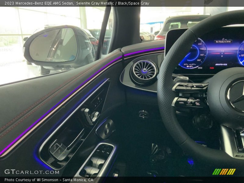 Selenite Gray Metallic / Black/Space Gray 2023 Mercedes-Benz EQE AMG Sedan