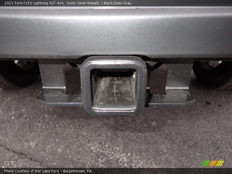 Iconic Silver Metallic / Black/Slate Gray 2023 Ford F150 Lightning XLT 4x4