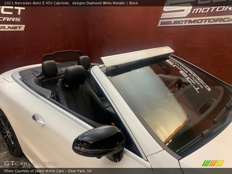 designo Diamond White Metallic / Black 2021 Mercedes-Benz E 450 Cabriolet