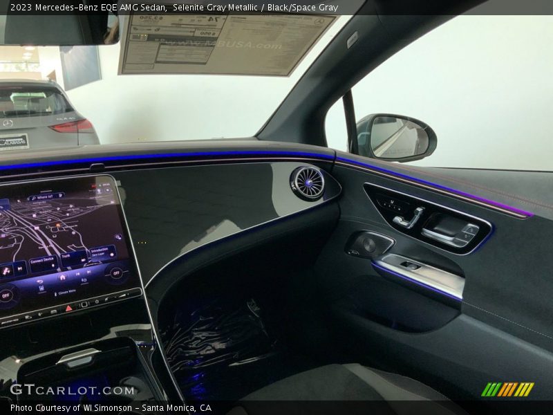 Selenite Gray Metallic / Black/Space Gray 2023 Mercedes-Benz EQE AMG Sedan