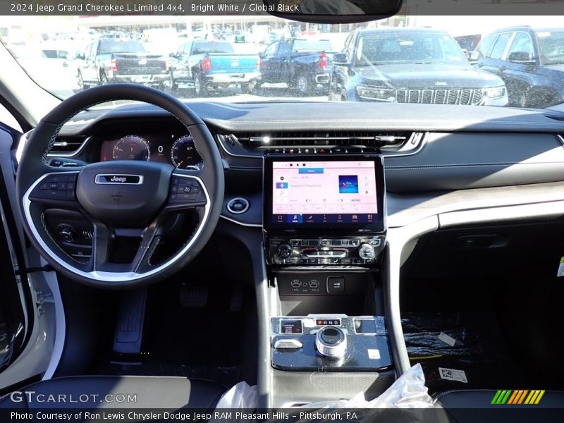Bright White / Global Black 2024 Jeep Grand Cherokee L Limited 4x4