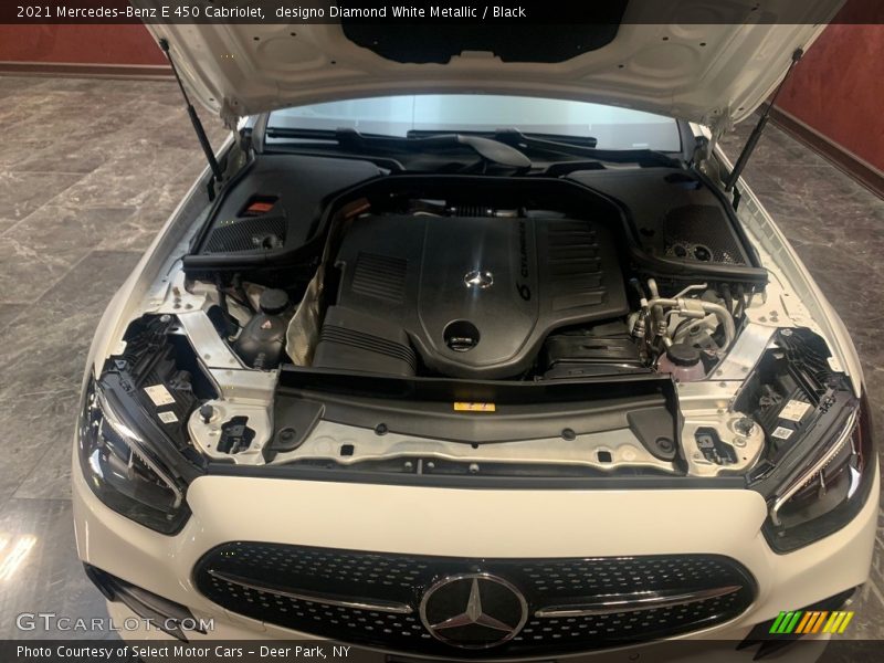 designo Diamond White Metallic / Black 2021 Mercedes-Benz E 450 Cabriolet