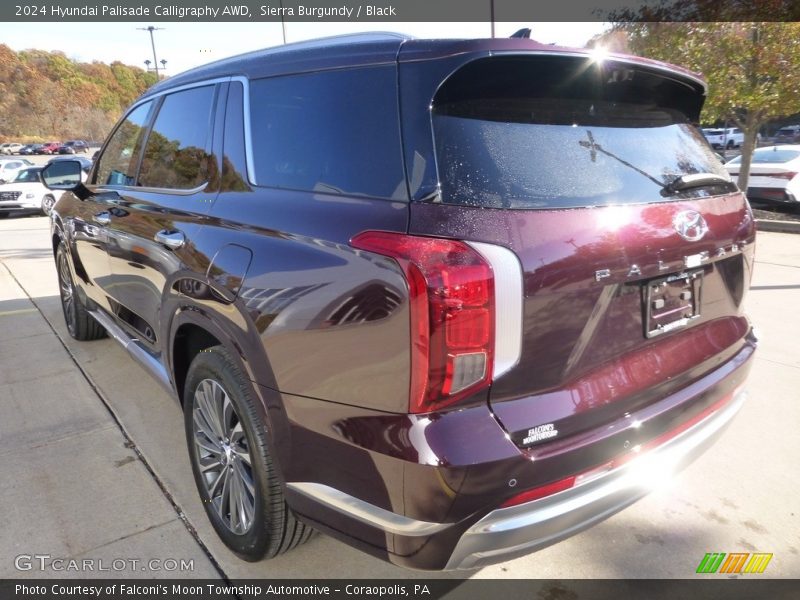 Sierra Burgundy / Black 2024 Hyundai Palisade Calligraphy AWD
