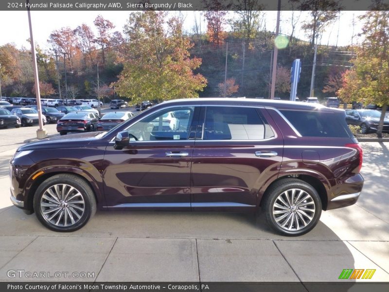  2024 Palisade Calligraphy AWD Sierra Burgundy