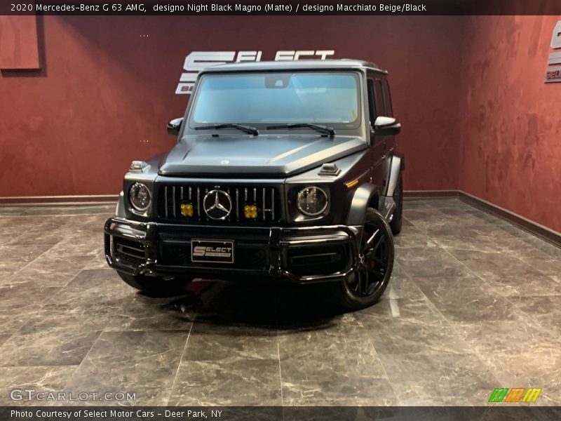 designo Night Black Magno (Matte) / designo Macchiato Beige/Black 2020 Mercedes-Benz G 63 AMG