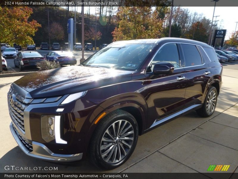 Sierra Burgundy / Black 2024 Hyundai Palisade Calligraphy AWD