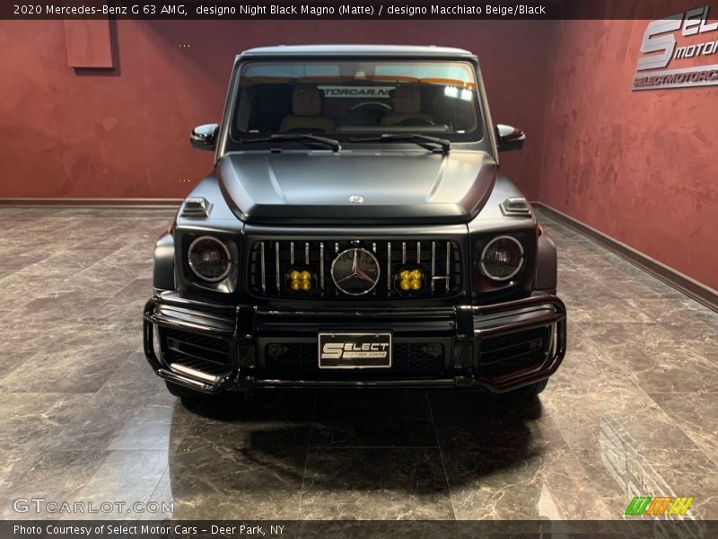 designo Night Black Magno (Matte) / designo Macchiato Beige/Black 2020 Mercedes-Benz G 63 AMG