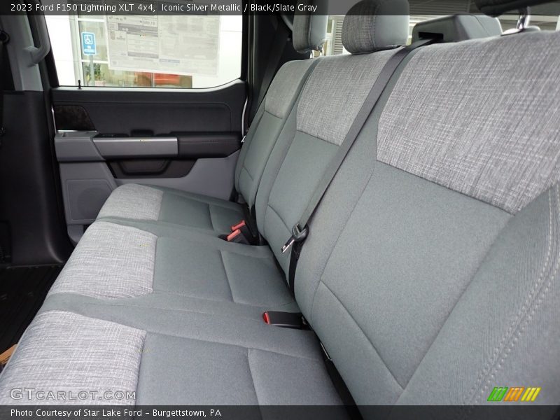 Rear Seat of 2023 F150 Lightning XLT 4x4